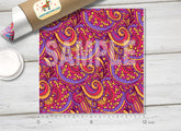 Paisley Patterned Adhesive Vinyl 222